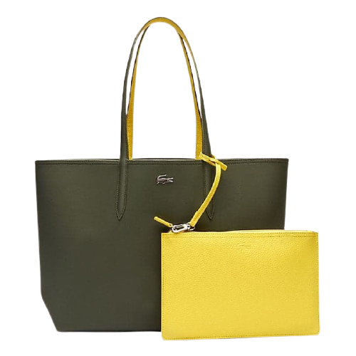 Sacoche Lacoste jaune moutarde - Vinted